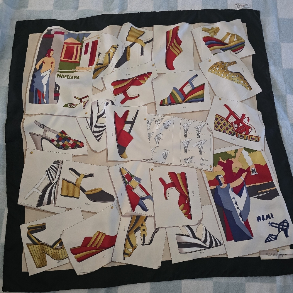 Authentic Salvatore Ferragamo scarf